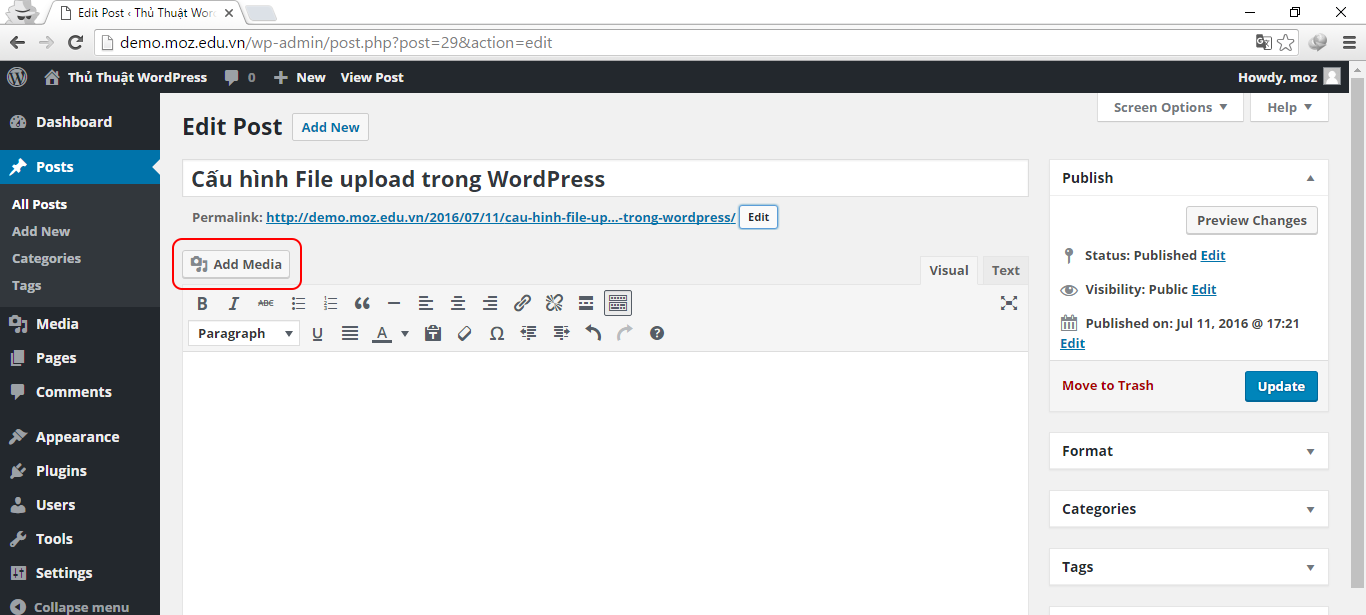 Cấu-hình-File-upload-trong-WordPress