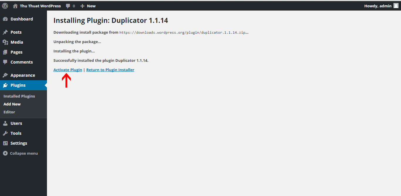Chuyển hosting hay đổi tên miền với Duplicator