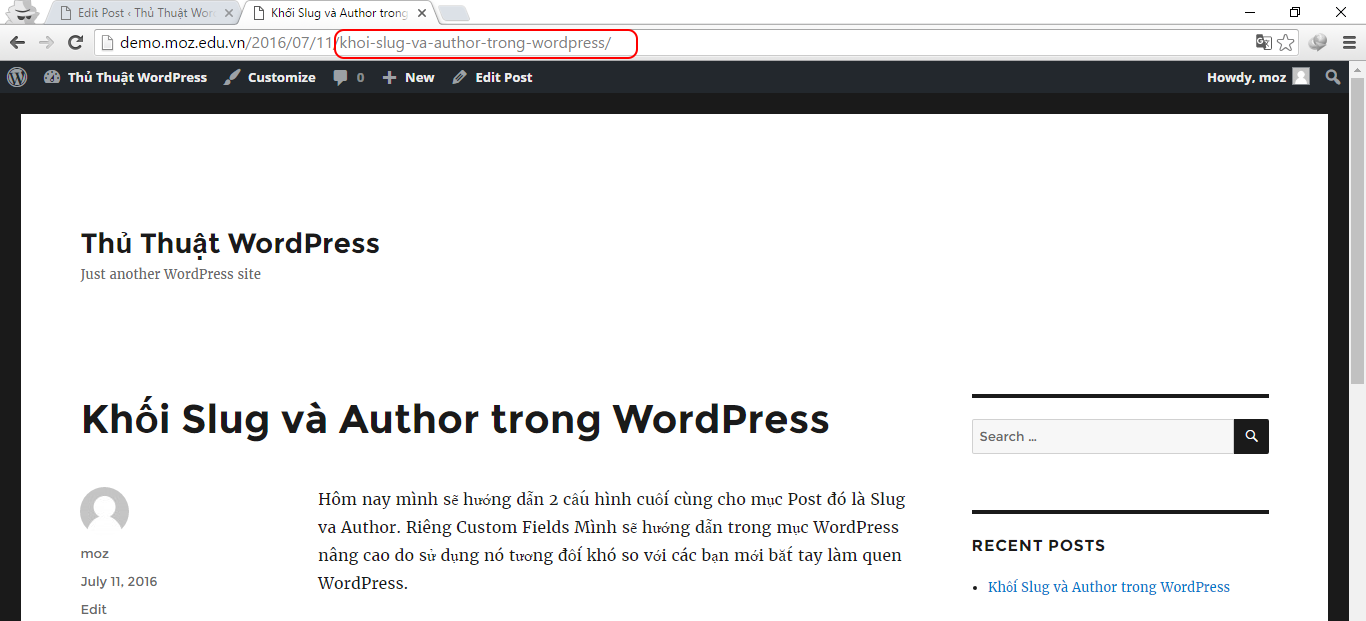 Khối-Slug,-Comments-và-Author-trong-WordPress-2